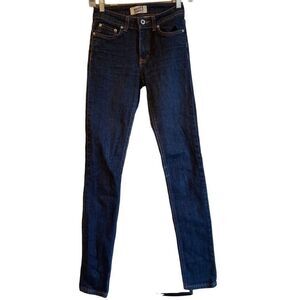 Naked & Famous Denim Jeans Womens 25 Skinny 11 Ounce Stretch Selvedge Japanese